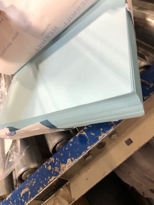 Photo 3 of Hammermill Colored Paper, 24 lb Blue Printer Paper, 8.5 x 11-1 Ream (500 Sheets) - Made in the USA, Pastel Paper, 103671R
