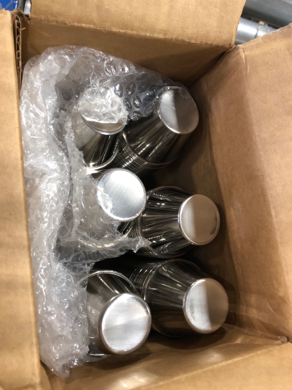 Photo 1 of 50 Pcs Metal Sauce Cups 2.5oz Ramekins, Stainless Steel Dipping Sauce Cups Metal Condiment Container Reusable Round Butter Dressing Sauce Cups Restaurant Small Bowls