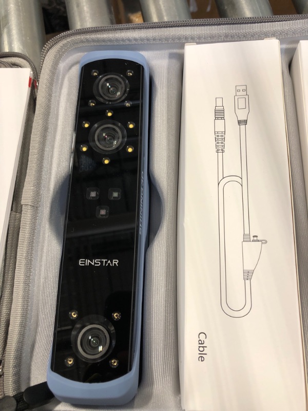 Photo 1 of Einstar 3D Handheld Infrared VCSEL Structured Light Scanner with RGB Color Camera, 0.1mm Resolution, Collecting Data, 3D Printing, Design, Digital Archiving