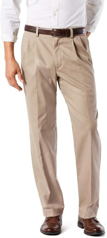 Photo 1 of Dockers Men's Classic Fit Easy Khaki Pants - Pleated (Standard and Big & Tall) 50 x 32