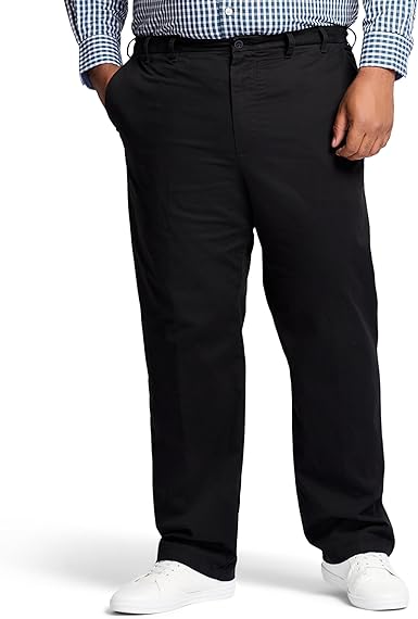 Photo 1 of IZOD Men's Big and Tall Performance Stretch Flat Front Pant's  52 W 29 L