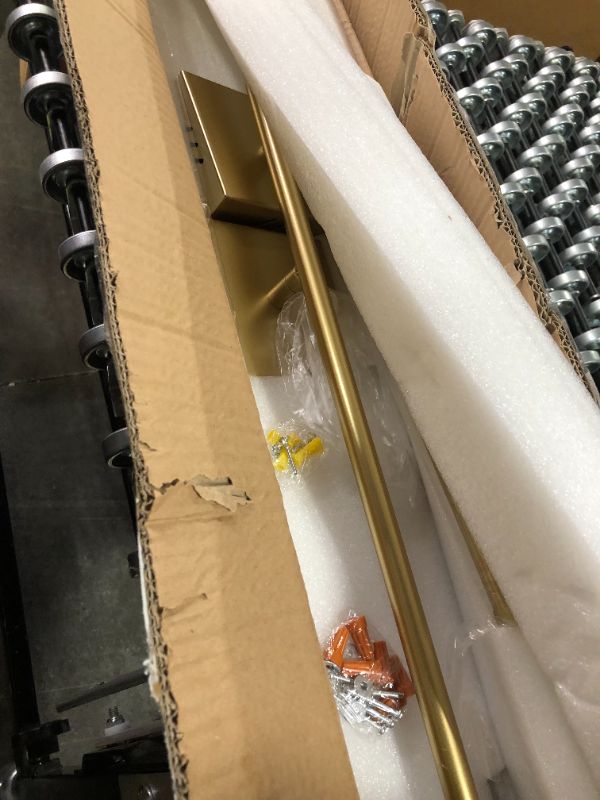 Photo 1 of Modern Wall Sconces Set of Two, Dimmable Hardwired Wall Sconces, 350° Rotate, LED Matte Gold Wall Light Fixtures, 3000K Warm Light Wall Lamp for Bathroom, Living Room,27.8 Inch (2 Pack) Matte Gold 27.8 Inches