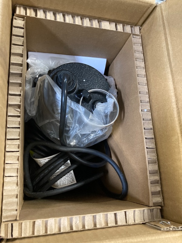Photo 1 of 3/4 HP Sewage/Effluent Grinder Pump, 6400 GPH Submersible Basement Sewer Pump with 10ft Auto Float Switch, Cast Iron Sump Ejector Pump, 2'' NPT for Sewage Basin, 115V
