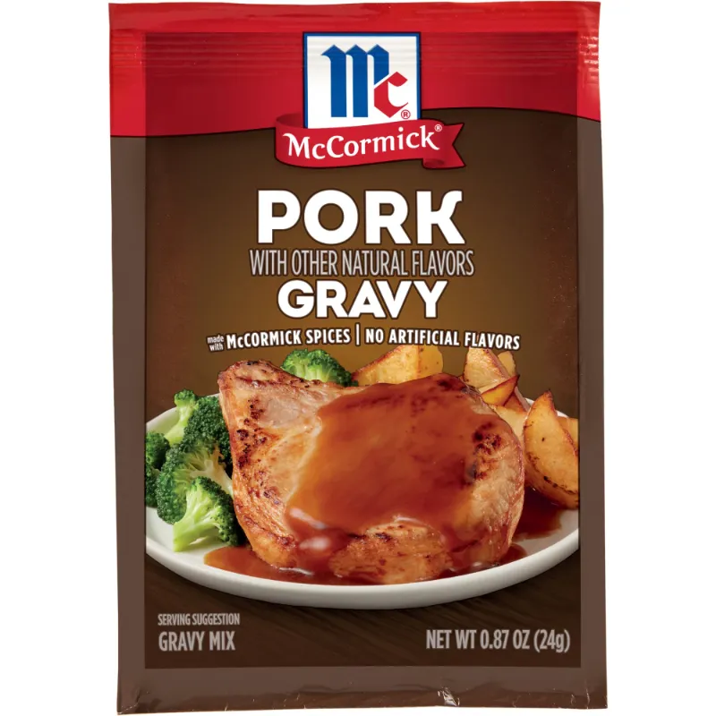 Photo 1 of McCormick Pork Gravy Mix, 0.87-Ounce Units  Pork 0.87 Ounce (Pack of 5) BB 07.11.24