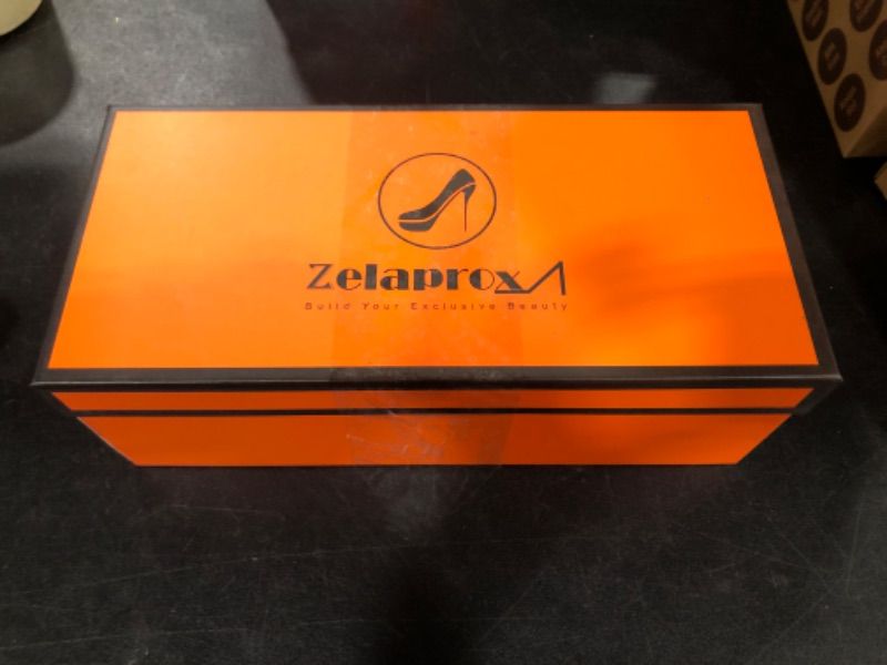 Photo 1 of Zelaprox Women's Strappy Lace up Heels Sandals Glitter Chunky Block Heeled Sandals Square Open Toe Tie Up Heels Summer Dress Wedding Prom Party Shoes 6 White