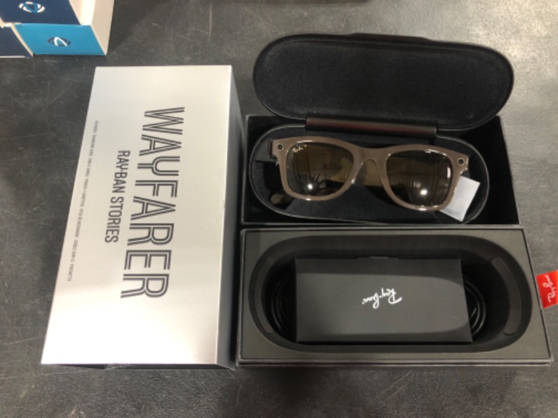 Photo 2 of Ray-Ban Stories Wayfarer Smart Glasses with Photo