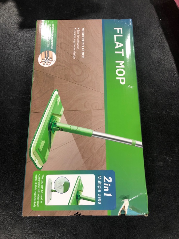 View 2 of 4X Reusable Mop Pads for Swiffer Wet Jet Mop(Include 1X Floor Mop), Wet Jet Pads Refills Microfiber Mop Pads Washable Mop Refill Pads Wet Pads for Floor Cleaning Wet Dry Use for Any Floor Types