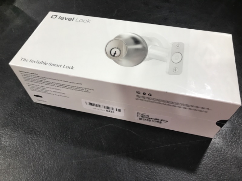 Photo 1 of Level Lock Smart Lock - Satin Nickel + Level Keypad Satin Nickel Lock + Keypad---NEW, FACTORY SEALED, OPENED FOR PICTURES 