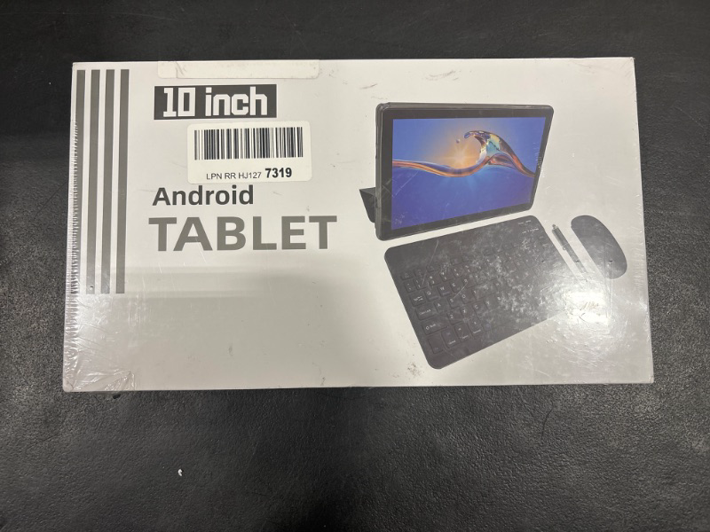 Photo 3 of 2024 Newest Android 13 Tablet with Keyboard 10 Inch 2 in 1 Tablets, 12GB RAM 128GB ROM 1TB Expand, Quad-Core 2.0GHz CPU Tablet PC, 5G WiFi 6 BT 5.0, 8MP Camera, Google Certified Tableta
