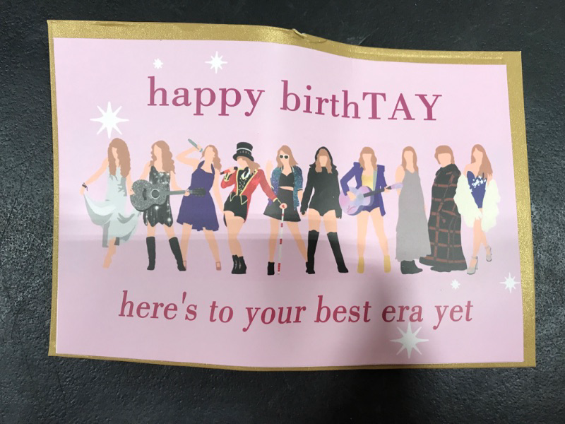 Photo 1 of Taylor Swift Birthday Card