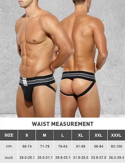 Photo 1 of [Size 3XL] Arjen Kroos Men's Jockstrap Athletic Supporter Sport Jock Straps Male Underwear 