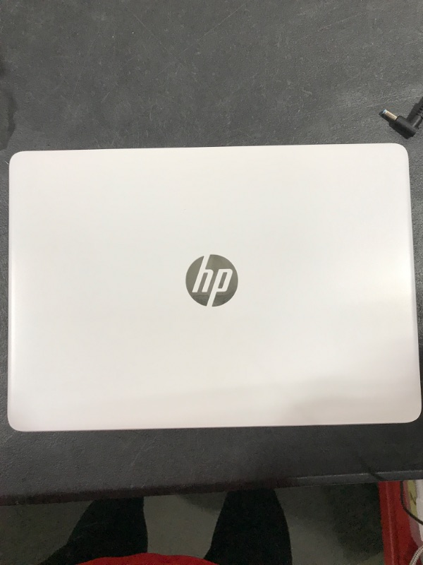 Photo 5 of HP 14-dq0032dx 14" HD Notebook Computer, Intel Celeron N4020 1.1GHz, 4GB RAM, 64GB eMMC Flash Memory, Windows 11 Home S Mode, Snowflake White