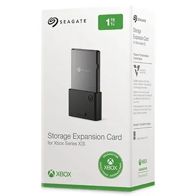 Photo 1 of Seagate Storage Expansion Card for Xbox Series X|S 1TB Solid State Drive - NVMe Expansion SSD for Xbox Series X|S (STJR1000400)
