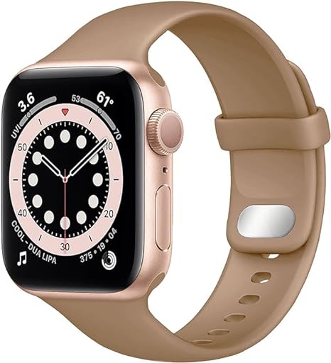 Photo 1 of KEFFOR Sport Bands Soft Silicone Waterproof Strap Compatible with iWatch Women Men- Taupe
