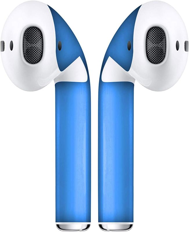 Photo 1 of AirPod Skins Protective Wraps - Stylish AirPods Vinyl Sleeves Covers for Protection & Customization - Compatible with Apple Air Pods 1 and 2 - Admiral Blue Airpod Accessories
