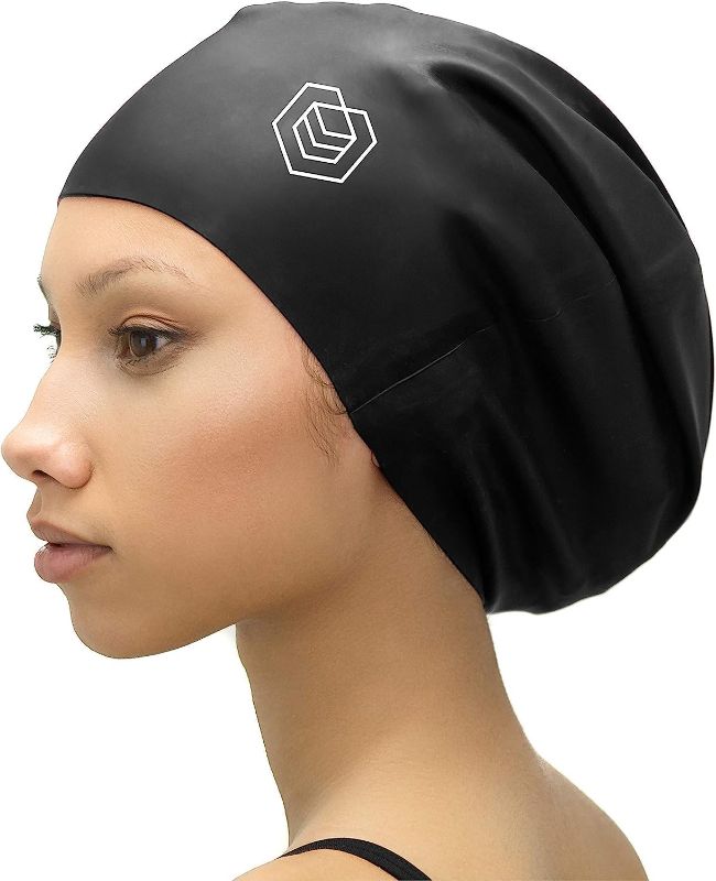 Photo 1 of [Size Large] Soul Cap- Swimming Cap for Long Hair - Designed for Long Hair, Dreadlocks, Weaves, Hair Extensions, Braids, Curls & Afros - Women & Men - Silicone
