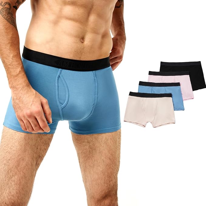 Photo 1 of LARGE Men's Boxer Briefs, Moisture-Wicking and Style Underwear for Everyday Wear, 4-pack,
