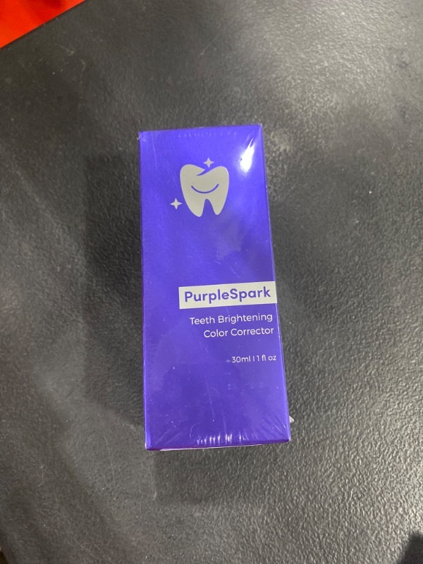 Photo 2 of PurpleSpark Purple Toothpaste for Teeth whitening - Purple Teeth whitening - Teeth Stain Removal Gel - Best whitening Toothpaste for Adults- Teeth Whitener (1fl oz/30 ml)