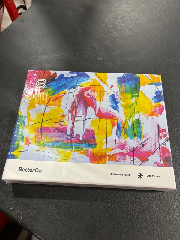 Photo 2 of Better Co. - Modern Art Puzzle 1000 Pieces - Challenge Yourself with Difficult Abstract Paint Puzzles for Adults, and Teens
