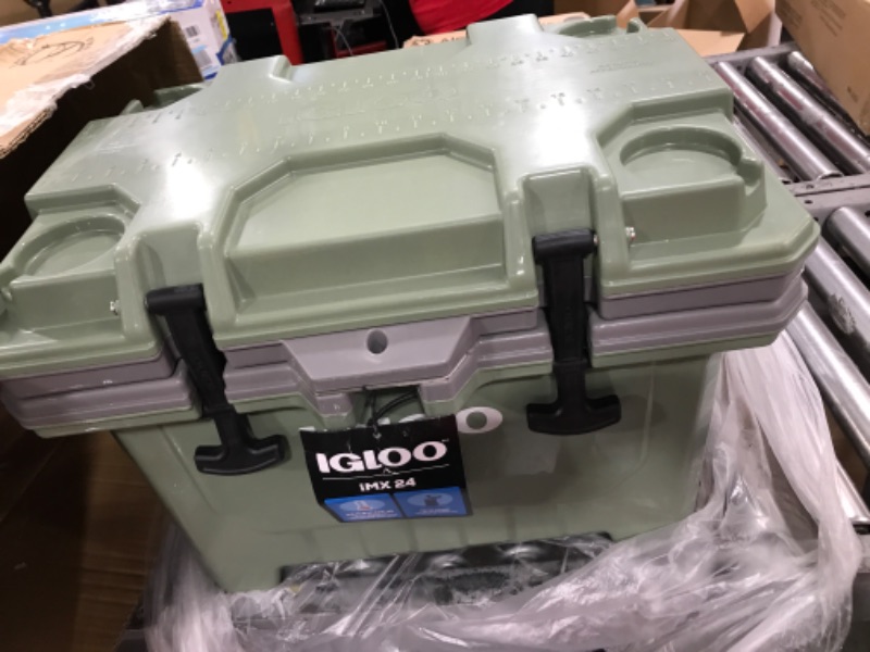 Photo 1 of Igloo 24 qt IMX Lockable Insulated Ice Chest Injection Molded Cooler