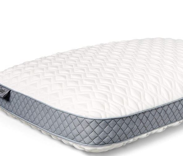 Photo 1 of Sealy Molded Bed Pillow for Pressure Relief, Adaptive Memory Foam with Washable Knit Cover, Standard, 16x24x5.75 Inches, White, Grey