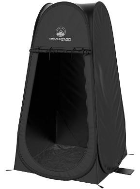 Photo 1 of Pop Up Pod - Privacy28 Shower Tent, Dressing Room, or Portable Toilet Stall with Carry Bag for Camping, Beach, or Tailgate by Wakeman Outdoors
