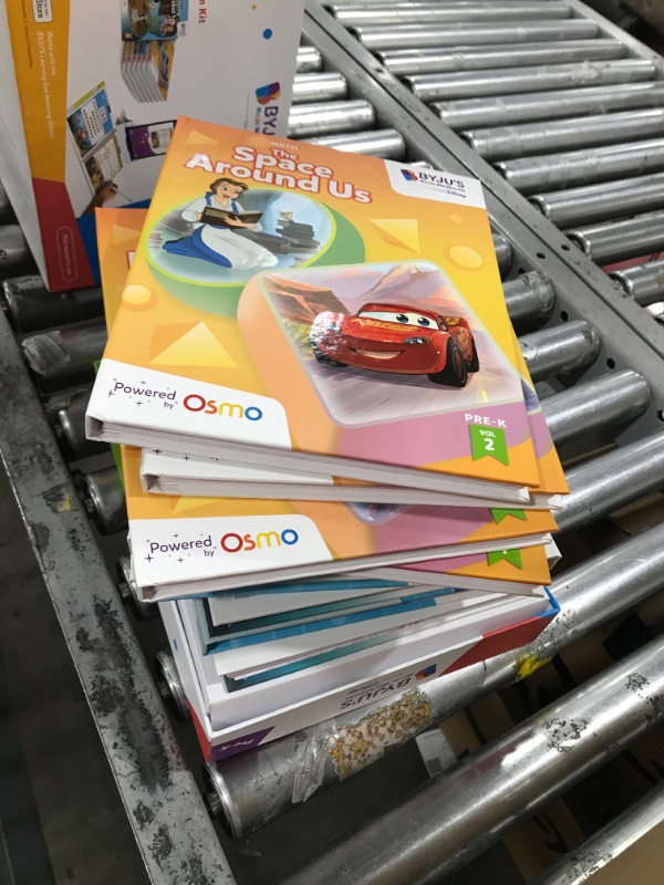 Photo 2 of BYJU’S Learning Kit: Disney, Pre-K Premium Edition (App + 9 Workbooks) - Preschool, Ages 3-5, Featuring Disney & Pixar Characters- Learn Numbers, Letters, Shapes & Colors - Osmo iPad Base Included iPad Pre-K