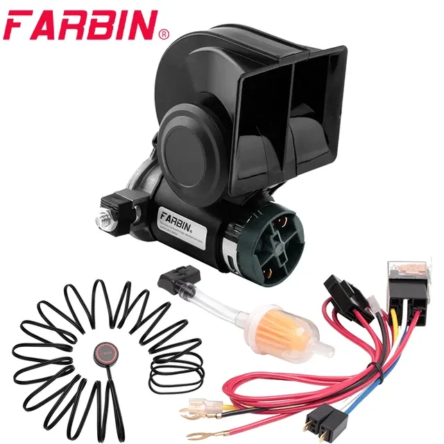 Photo 1 of FARBIN MOTORCYCLE AIR HORN W COMPRESSOR
