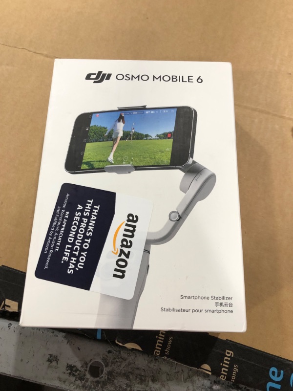 Photo 2 of DJI Osmo Mobile SE Intelligent Gimbal, 3-Axis Phone Gimbal, Portable and Foldable, Android and iPhone Gimbal with ShotGuides, Smartphone Gimbal with ActiveTrack 6.0, Vlogging Stabilizer
