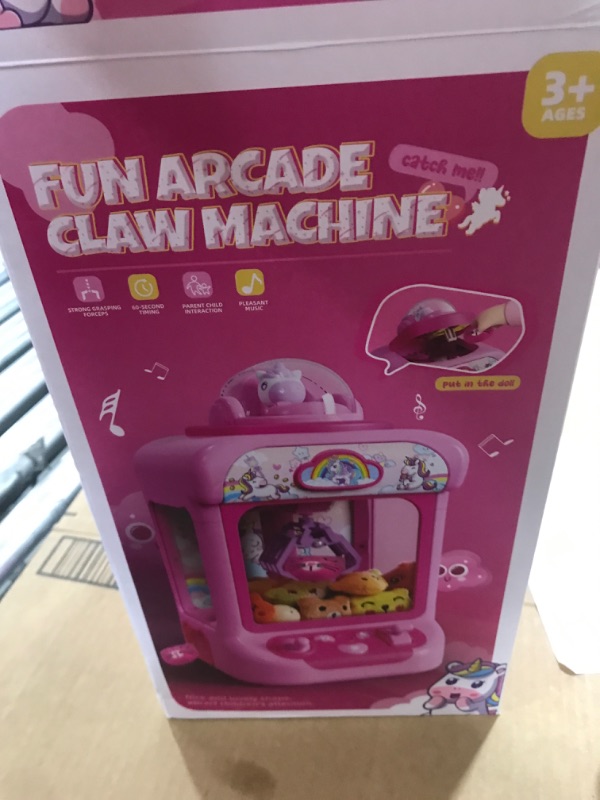 Photo 1 of FUN ARCADE CLAW MACHINE 