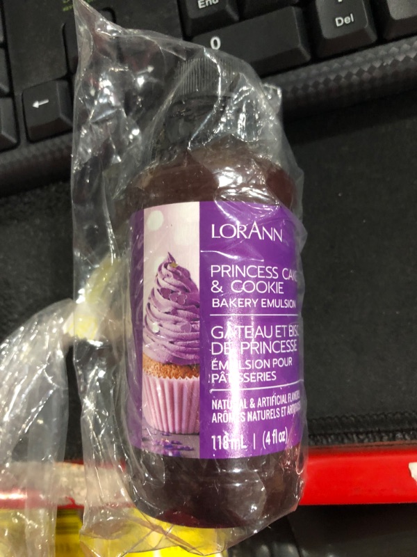 Photo 1 of LorAnn Princess Cake and Cookie Bakery Emulsion, 4 ounce bottle Princess Cake and Cookie 4 Fl Oz (Pack of 2)
BEST BY: 03/2025