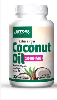 Photo 1 of Jarrow Formulas Coconut Oil,1000 mg,120 Softgels,Pack of 1