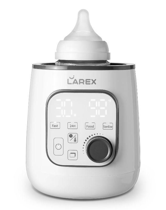 Photo 1 of Fast Bottle Warmer, Larex 10-in-1 Baby Bottle Warmer for Breastmilk or Formula, with Precise Timer, Auto Shut-Off, and Accurate Temperature Control
