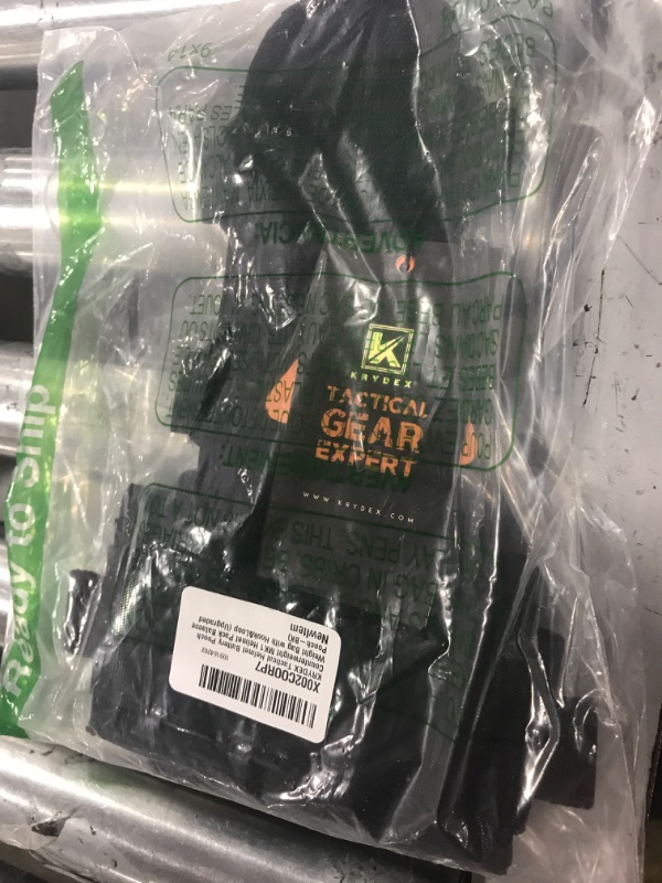 Photo 1 of Tactical Helmet Battery Pouch Counterweight Pouch MK1 Helmet Battery Pack Balance Weight Bag with Hook&Loop for Tactical Helmet Upgraded Pouch-BK