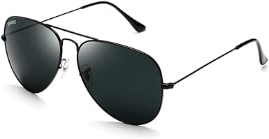 Photo 1 of ZAMGIC Aviator Glass Lens Sunglasses,Military Style,UV400 Protection Sun Glasses for Men Women
