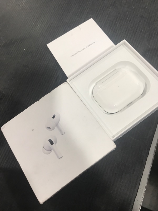 Photo 2 of Apple AirPods Pro with Wireless MagSafe Charging Case (2nd Gen)