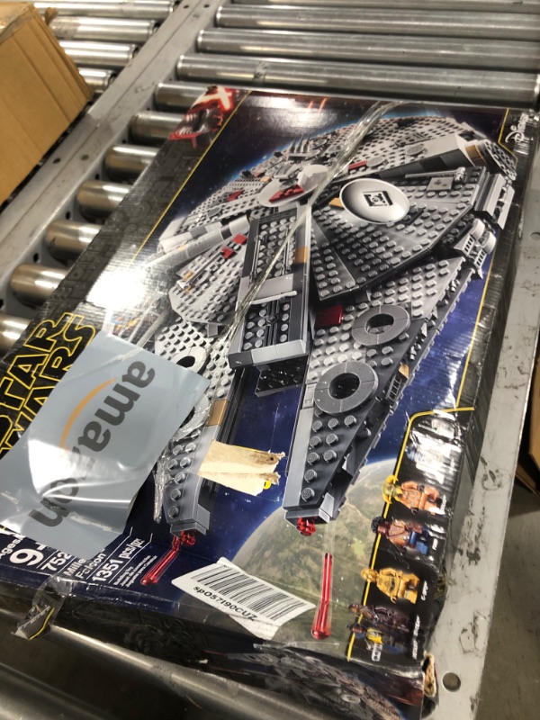 Photo 2 of LEGO Star Wars Millennium Falcon 75257 Starship Construction Set, with Finn, Chewbacca, Lando Calrissian, Boolio, C-3PO, R2-D2 and D-O, The Rise of Skywalker Collection Standard Packaging