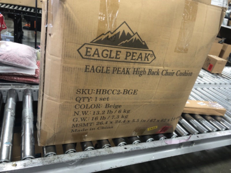 Photo 1 of Eagle Peak High Chair Cushion Beige 
