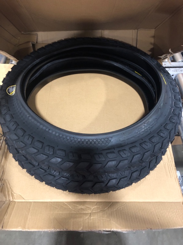 Photo 2 of ULTRAVERSE 20x4.0 Bike Fat Tire - Robust, High-Performance Fat Tire for MTB and Ebikes, Durable All-Terrain Directional Tread, Superior Density for Street & Trail Adventures