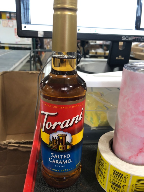 Photo 2 of EXPIRED: 10/23/2022 - Torani Syrup, Salted Caramel, 25.4 Ounce (Pack of 1)