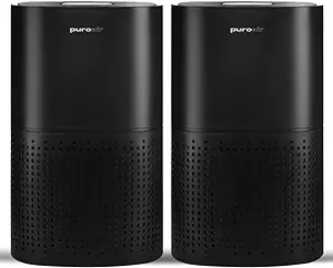 Photo 1 of PuroAir HEPA 14 Air Purifiers for Home - Covers 1,115 Sq Ft - Air Purifier For Large Rooms - Filters Up To 99.99% of Pet Dander, Smoke, Allergens, Dust, Odors, Mold Spores (2 PACK)