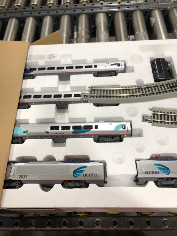 Photo 3 of Bachmann Trains - Amtrak Acela DCC Equipped Ready To Run Electric Train Set - HO Scale