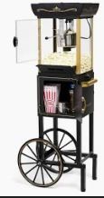 Photo 1 of Movie Theater Style 2.5-Oz Kettle, 10-Cup 48-Inch Popcorn Cart