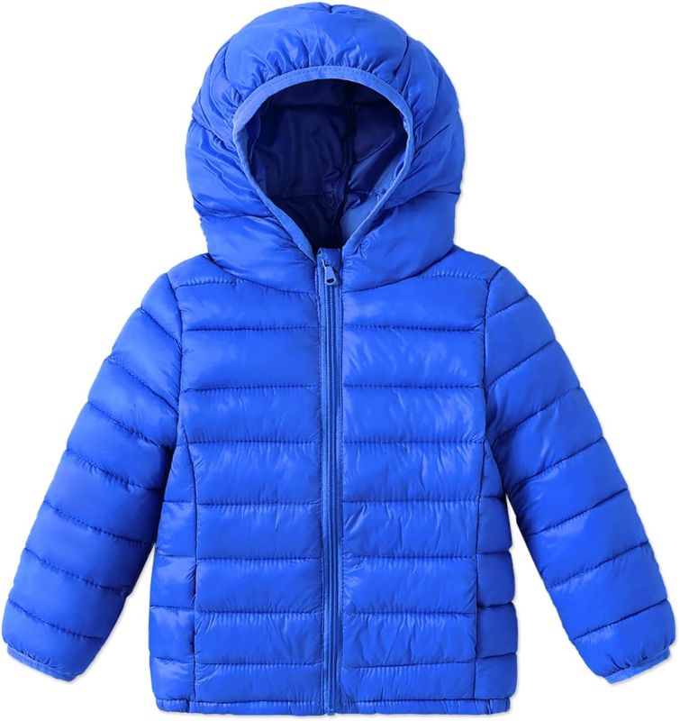 Photo 1 of PATPAT Girls Boys Kids Toddler Winter Coats Puffer Ski Jacket Canada Weather Gear For Girls Solid 11-12Y