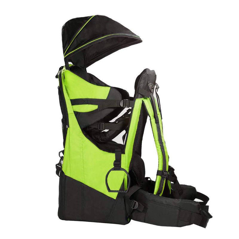 Photo 1 of ClevrPlus Deluxe Adjustable Baby Carrier Outdoor Hiking Child Backpack Camping Green