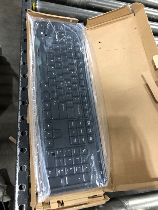 Photo 2 of Amazon Basics Wireless Keyboard-Quiet and Compact-US Layout (QWERTY)