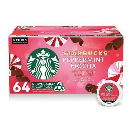 Photo 1 of Starbucks Peppermint Mocha Coffee K-Cups (64 Ct.)