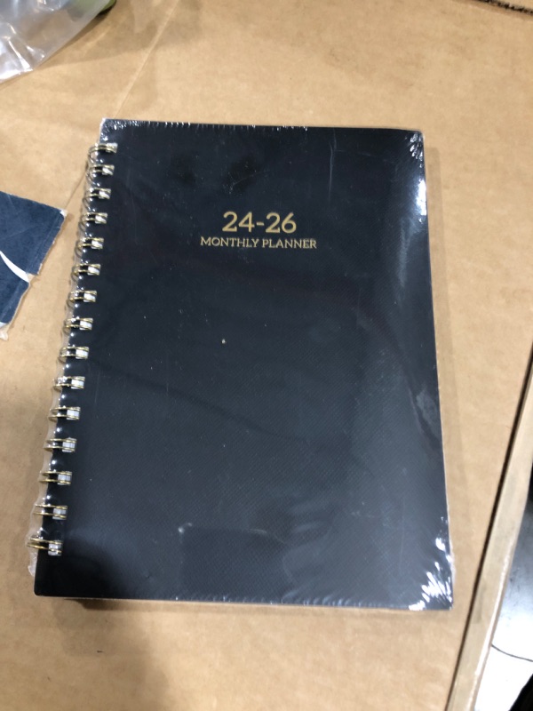 Photo 2 of 2024-2026 Monthly Planner/Monthly Calendar - 3 Year Monthly Planner 2024-2026, 36 Monthly Planner from Jan. 2024 - Dec. 2026, 6.3" x 8.4", 2024-2026 Calendar Planner with Tabs + Double-side Pocket + Notes Pages - Black