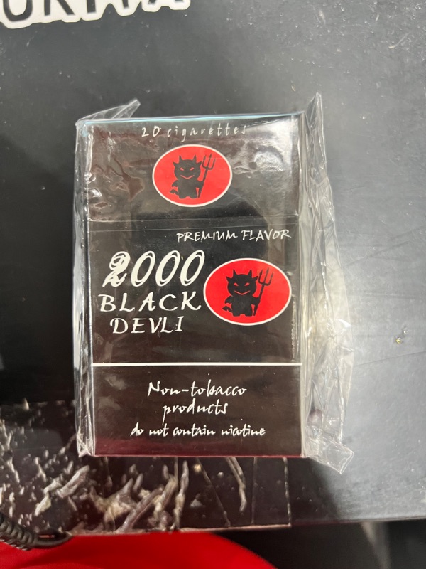 Photo 1 of 2 pack of 20 Black Devil Non tobacco Cigarettes' 