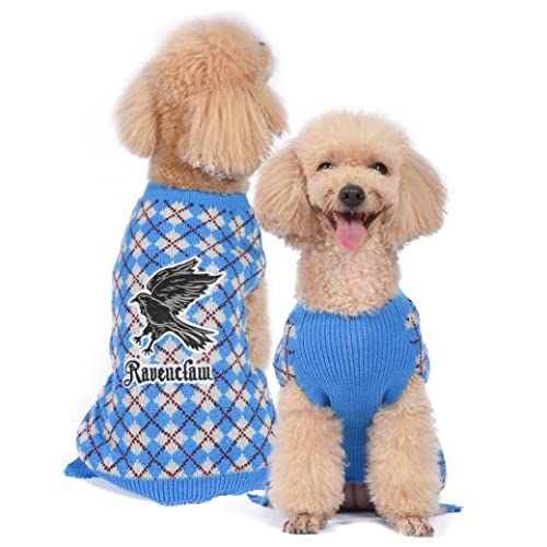 Photo 1 of Harry Potter: Ravenclaw Pet Sweater - Size Small | Harry Potter Costumes for Dogs| Harry Potter Dog Apparel & Accessories for Hogwarts Houses, Ravencl